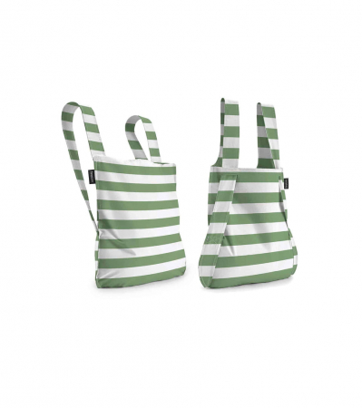 Sacosa-rucsac Notabag Olive Stripes [1]