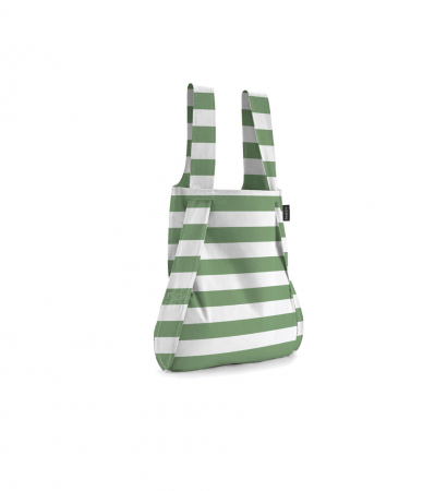 Accesorii - Sacosa-rucsac Notabag Olive Stripes