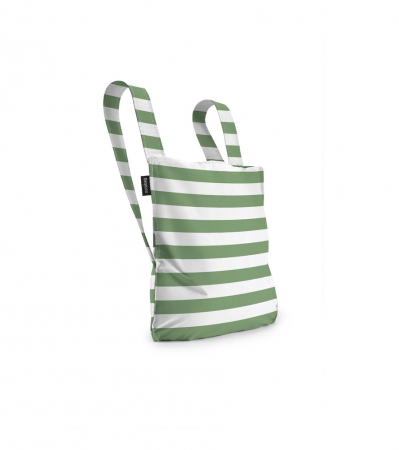 Sacosa-rucsac Notabag Olive Stripes [3]