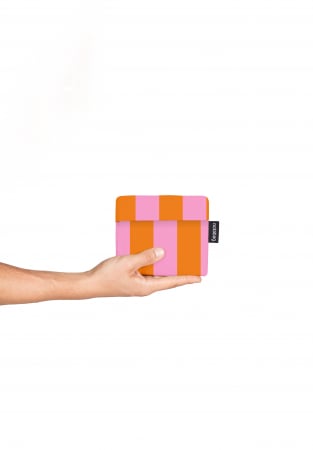 Sacosa-rucsac Notabag - Orange / Pink Stripes [3]