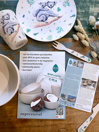 Set 6 piese vesela eco pentru copii- Koala [6]