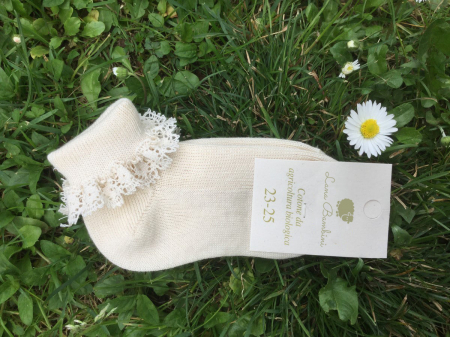 Printi si Printese - Sosete copii 100% bumbac organic - Avena (diverse marimi)