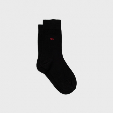 Regi - Sosete simple, bumbac, negru - marime universala