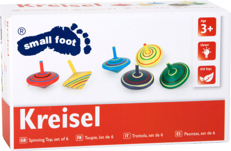 Titirez colorat din lemn spinning top [1]
