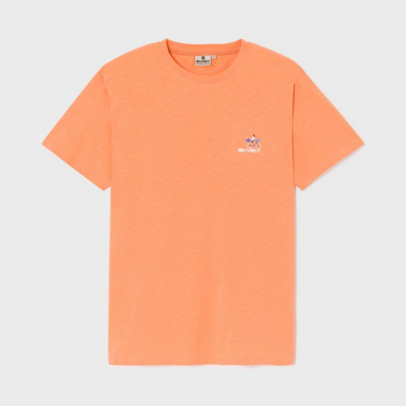 Imbracaminte - Tricou imprimat Billyclub, bumbac organic 100%, portocaliu - marime XXL