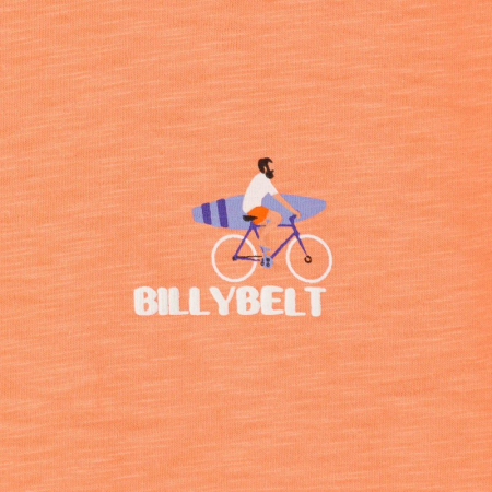 Tricou imprimat Billyclub, bumbac organic 100%, portocaliu - marime XXL [2]