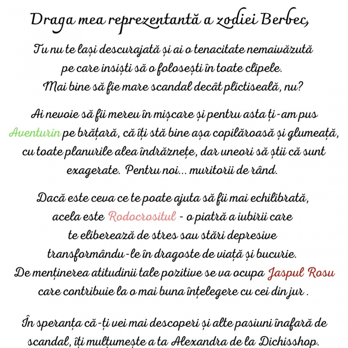 Bratara semipretioasa - Berbec [4]