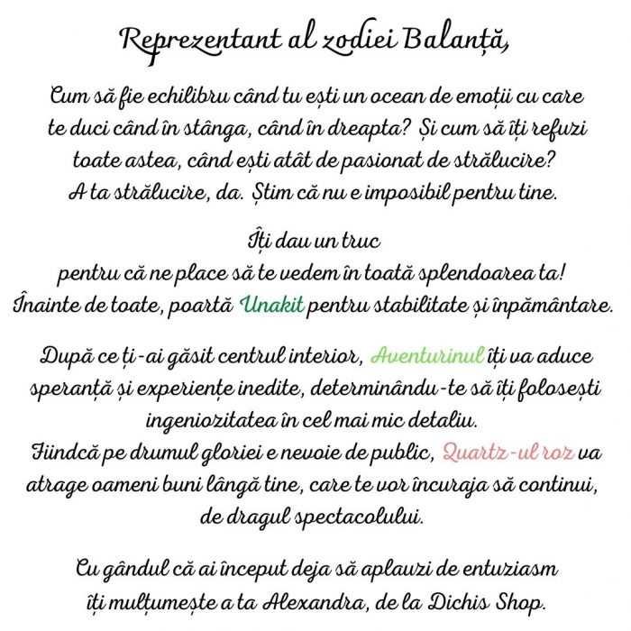Bratara semipretioasa - Balanta [2]