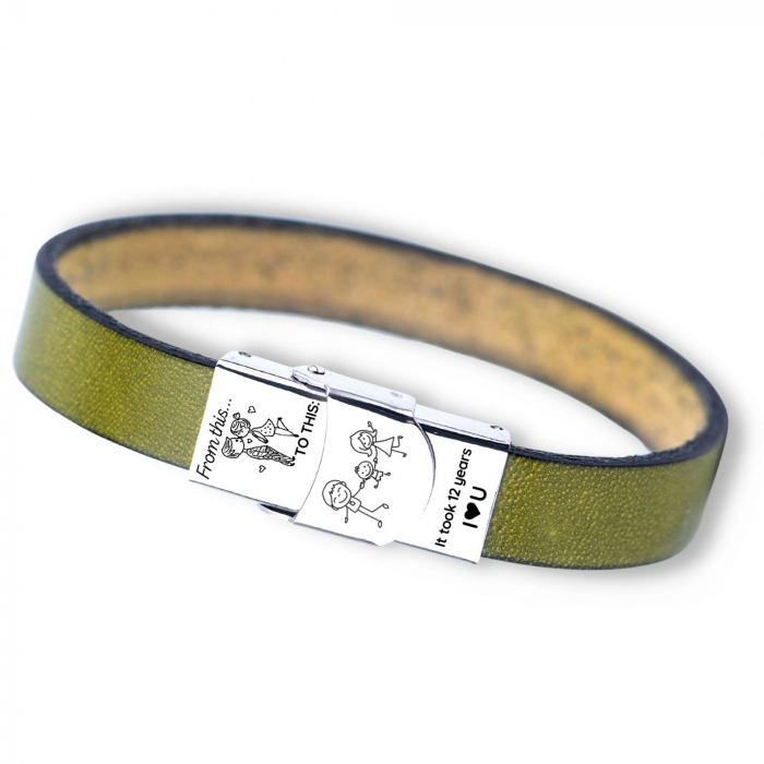 Bratara Barbati - Aniversare casatorie - desen [3]