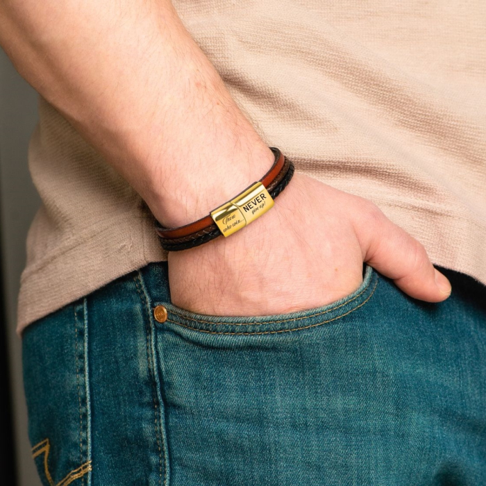 bratara-barbati-slide-force-cu-mesaj-never-give-up [3]