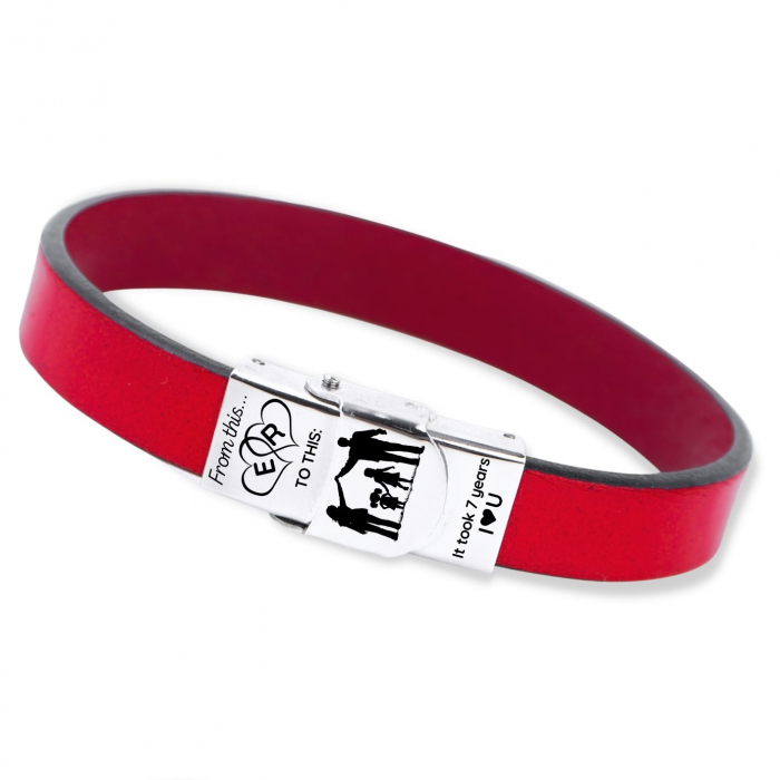 Bratara Dama - cadou Aniversare casatorie - siluete [2]