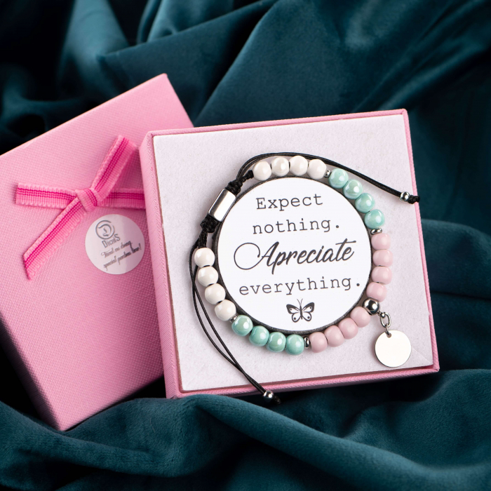 Bratara-Margele-Portelan-Turcoaz-Roz-cu-Banut-Personalizat [5]