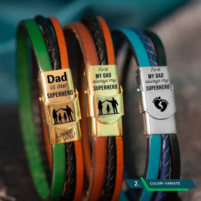 Bratara Personalizata - Cadou pentru Proaspat Tatic [2]