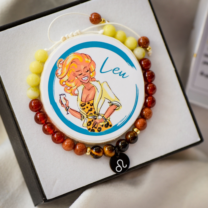 Bratara semipretioasa - Leu [6]