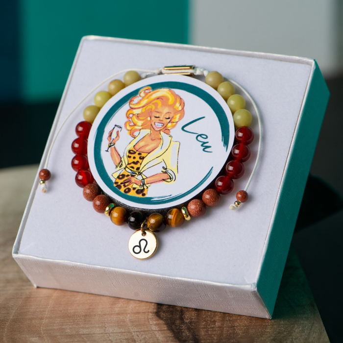 Bratara semipretioasa - Leu [2]