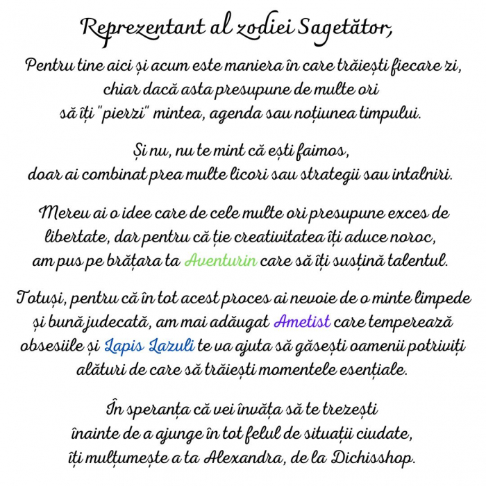 Bratara semipretioasa - Sagetator [4]