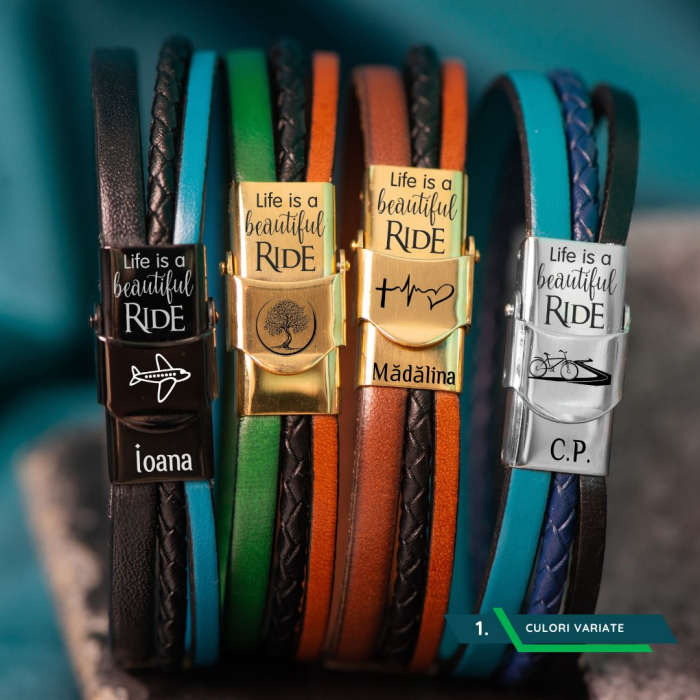 Bratari cu nume pentru Dama, Life is a Beautiful Ride [2]