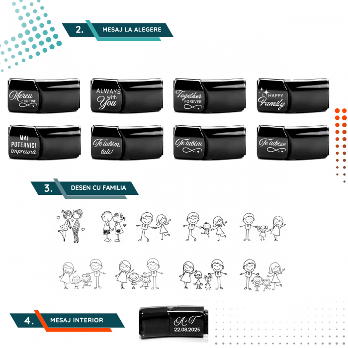 Cadou pentru Barbati – Bratara Personalizata Slide Force, Mesaj Familie [3]