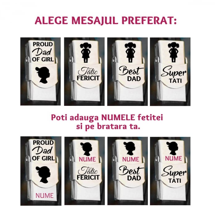 Set de Bratari Tata Fiica din piele [2]