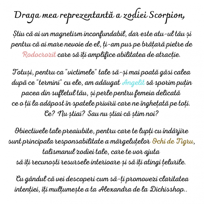 Bratara semipretioasa - Scorpion [5]