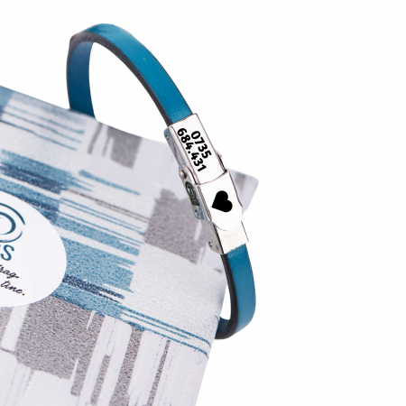 Bratara identificare Copii - cu Numar de Telefon - din Piele [1]