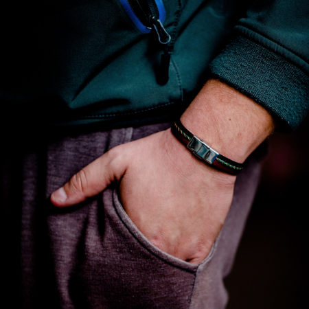 Bratara cu nume pt barbati - mesaj Calator [3]