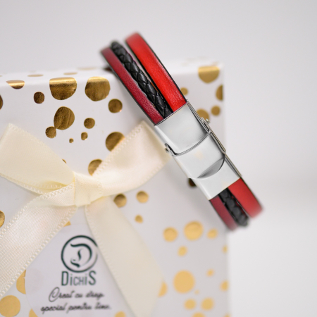 bratara din piele personalizabila colorata pentru femei [2]