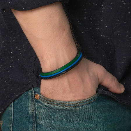 Bratara-din-Piele-pentru-Barbati-PERSONALIZABILA-Slide-Force-casual [4]