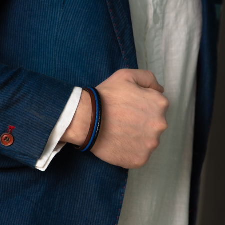 Bratara-din-Piele-pentru-Barbati-PERSONALIZABILA-Slide-Force-casual [2]