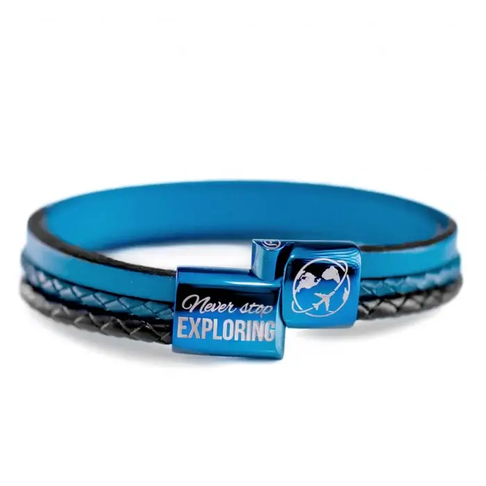 Bratara-pentru-Barbati-Personalizata-Mesaj-Explorator-Slide-Force [4]