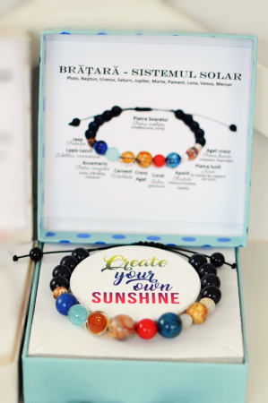 Brățară Unisex, pietre semiprețioase - planete [4]