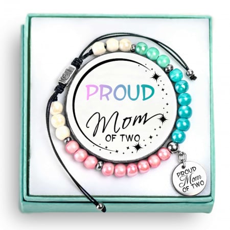 bratara-pentru-mama-doi-copii-portelan-turcoaz-roz [2]