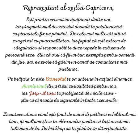 Bratara semipretioasa - Capricorn [2]