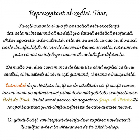 Bratara semipretioasa - Taur [1]