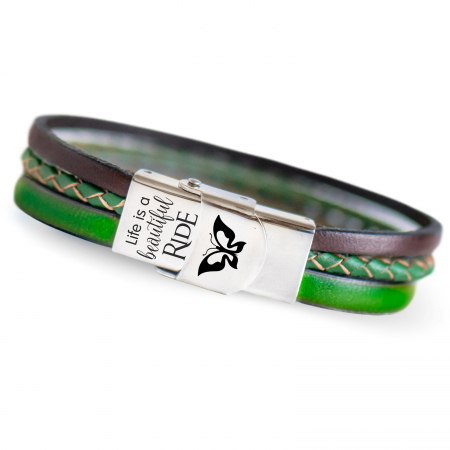 Bratari Dama - Bratari cu nume pentru Dama, Life is a Beautiful Ride