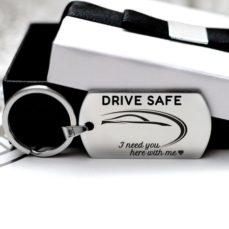 breloc-auto-personalizat-drive-safe-otel-inoxidabil