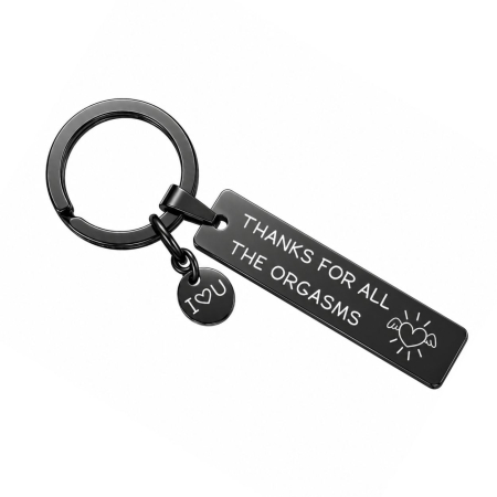 Cadouri - Breloc-din-Inox-Negru-Cromat-Mesaj-Amuzant