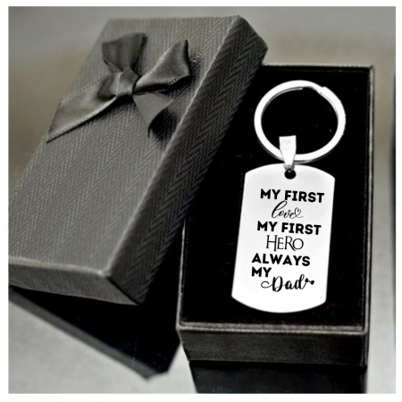 Breloc Personalizat cu Mesaj pentru Tatic Erou [1]