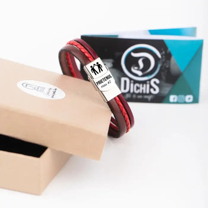 Cadou-Prieten-Bratara-din-piele-Personalizata-cu-Mesaj-inchizatoare-inox [2]