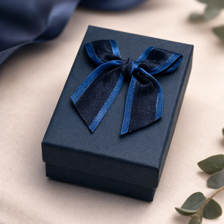 Cutie Cadou pentru Breloc – Ambalaj Elegant cu Fundă [1]