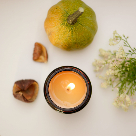 lumanare parfumata pere si frezie bratara pietre semipretioase Lumina sufletului [5]