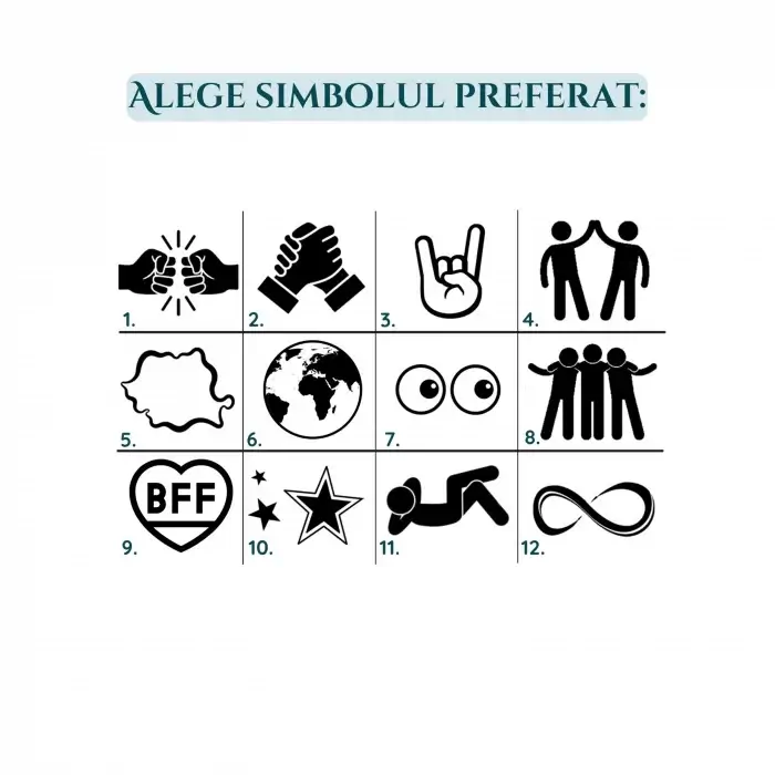 Prieten - Bratara din piele cu mesaj personalizat [3]