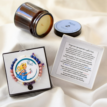 Bratari Zodii cu Dichis Semipretioase - set-cadou-pentru-zodia-pesti-bratara-din-pietre-semipretioase-si-lumanare-parfumata
