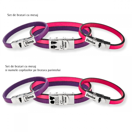 Mama Fetite - Set de Bratari Mama si 2 copii [2]