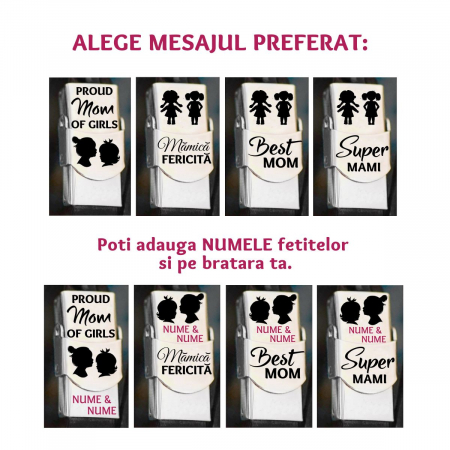 Mama Fetite - Set de Bratari Mama si 2 copii [1]