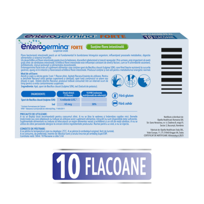 Enterogermina Forte 5ml x 10fl Opella [3]