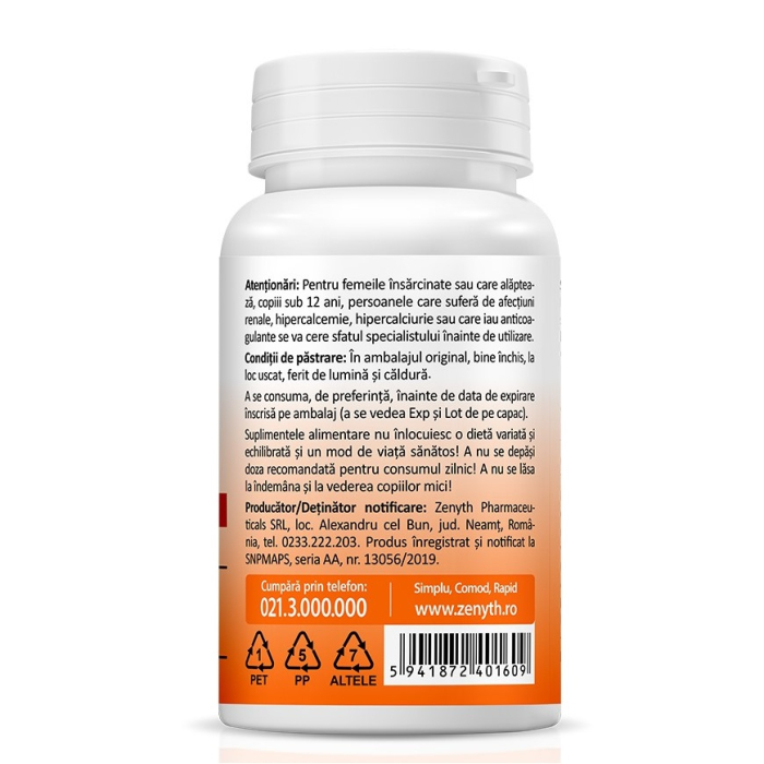 Vitamina D3+K2 Forte x 30cps Zenyth [2]