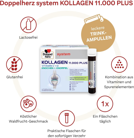 Doppelherz System Kollagen 11.000 Plus x 36fl [2]