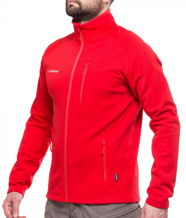 Jachetă POWER STREACH PRO Full ZIP Red [2]