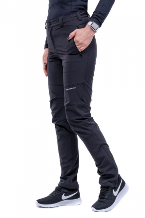 Femei - Pantaloni SOFT SHELL TREKKING W black